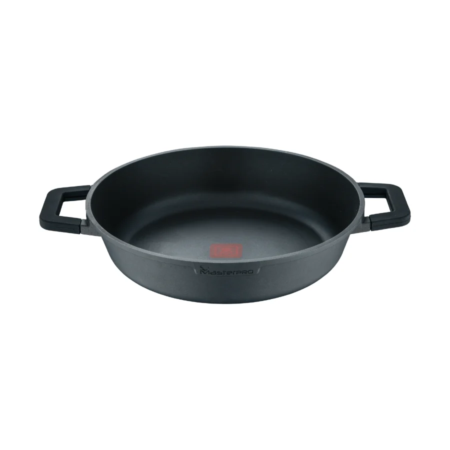 Cacerola baja de 32 cm de aluminio fundido