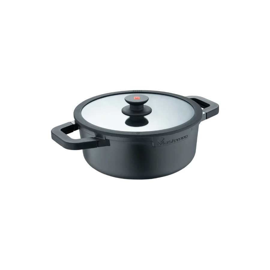 Cacerola con tapa aluminio fundido