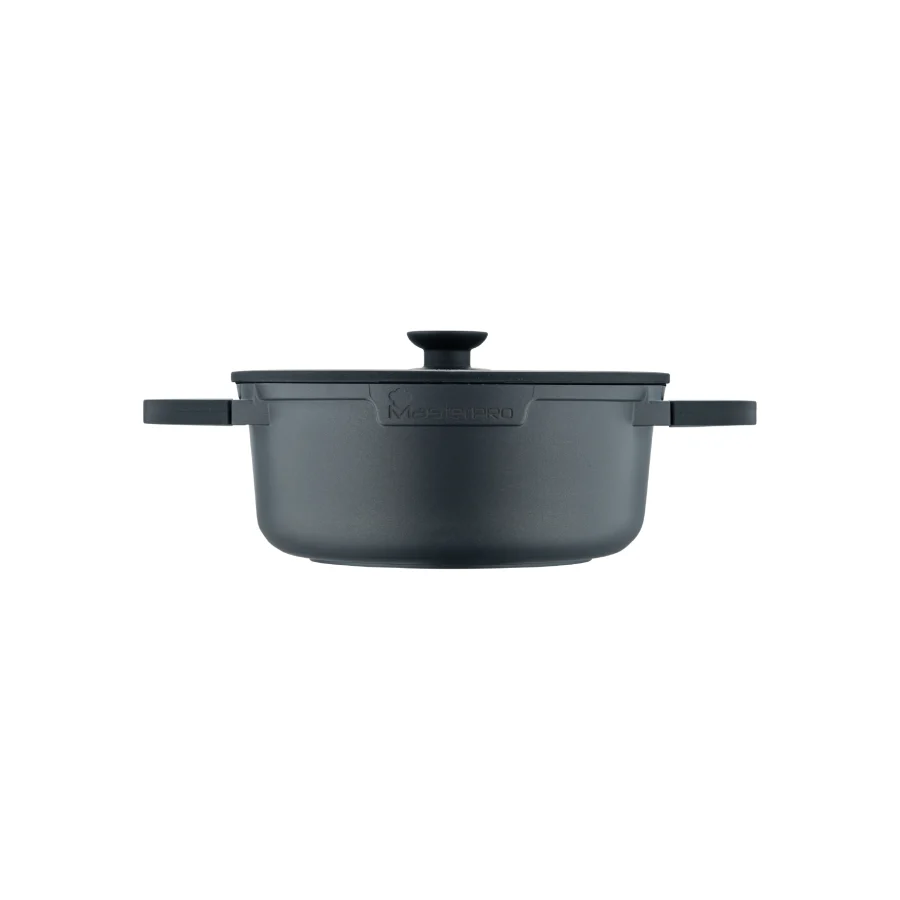 Cacerola con tapa aluminio fundido