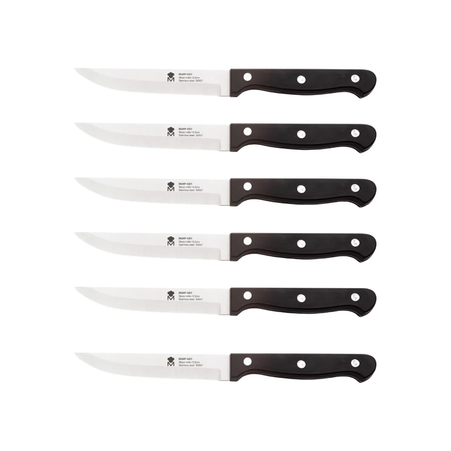 Set 6 cuchillos chuleteros