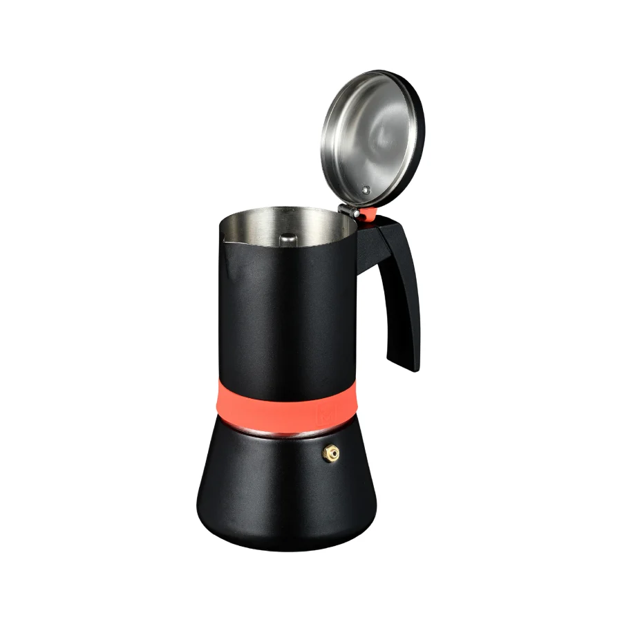 Cafetera 6 tazas acero inoxidable