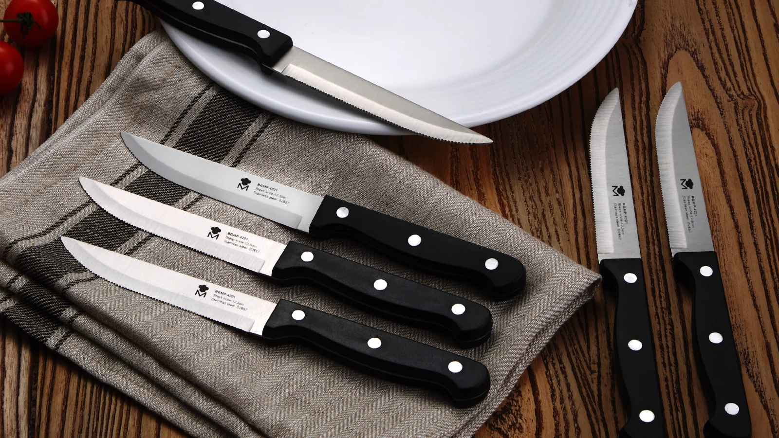 Set 6 cuchillos chuleteros