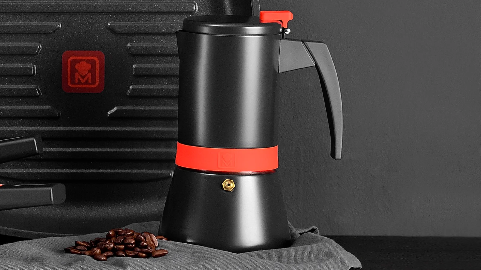 Cafetera 6 tazas acero inoxidable