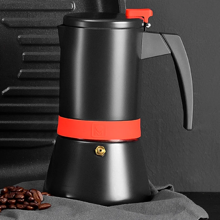 Cafetera 6 tazas acero inoxidable