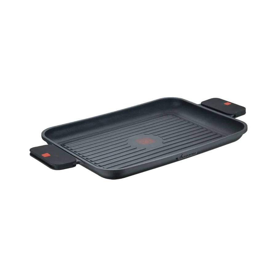 Asador aluminio fundido