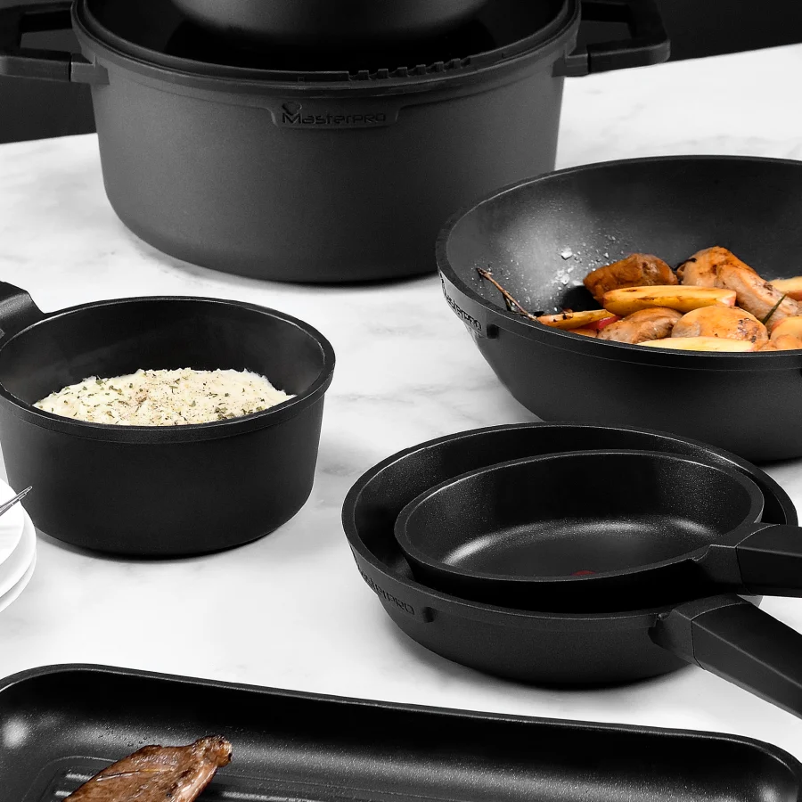 Wok de aluminio fundido