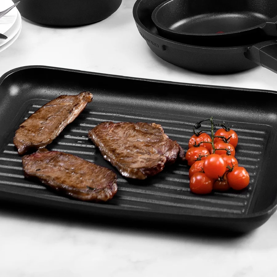 Asador aluminio fundido